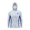 Mens Outdoor Long Sleeve Fishing Clothes UV Clothing Hooded Coat Sunscreen Breathable Anti Mosquito Dry Thin Fishing Shirt