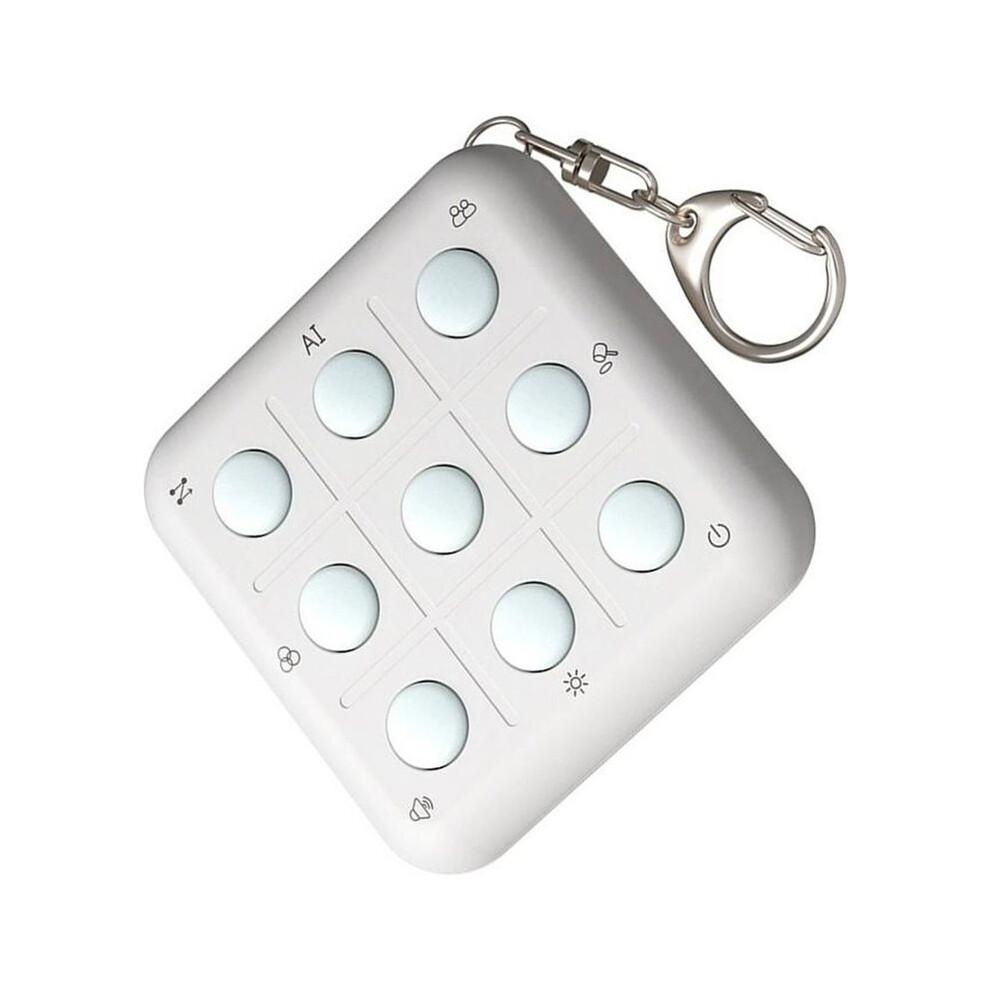 Electronic Tic-Tac-Toe Game Stress Relief Toy for Kids Enhances Concentration Memory Skills Colorful Lighting