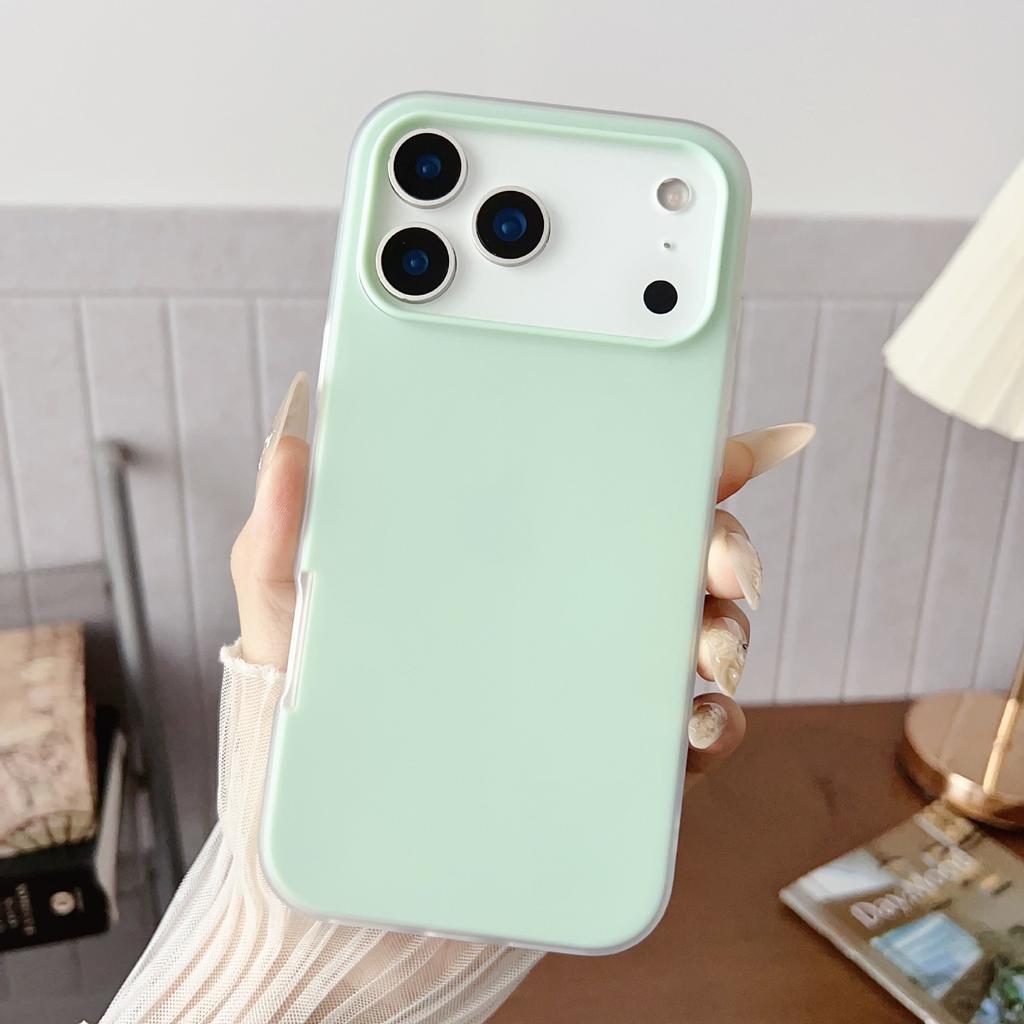 Applicable to Apple 17promax mobile phone case jelly two-in-one iPhone16Pro simple all-inclusive 15/14/13