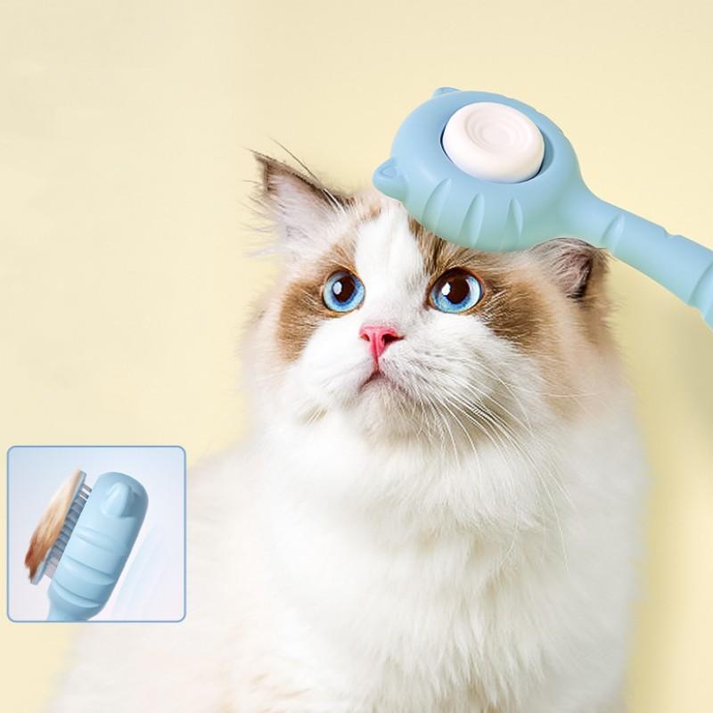 Dog Brush One-click Pet Hair Remover Dog Grooming Massage Cat Brush Floating Hair Combs Self Cleaning Dogs Comb Pet Accessories