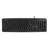 104-Key Wired Office Keyboard with USB Interface Standard Membrane Design for Desktop Use New In Stock