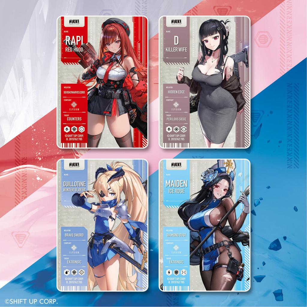 NIKKE: La Dea della Vittoria BT01 BT02 BT03 Carta Metallica Rara Anime Gioco Collezione Carta Giocattoli per Bambini Regalo