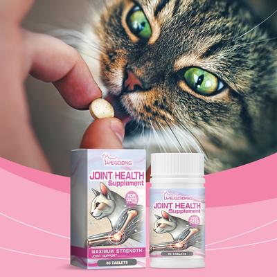 Joint Care Tablets for Cats (80pcs) - Pet Joint Care, Protecting Your Pet's Joint Health