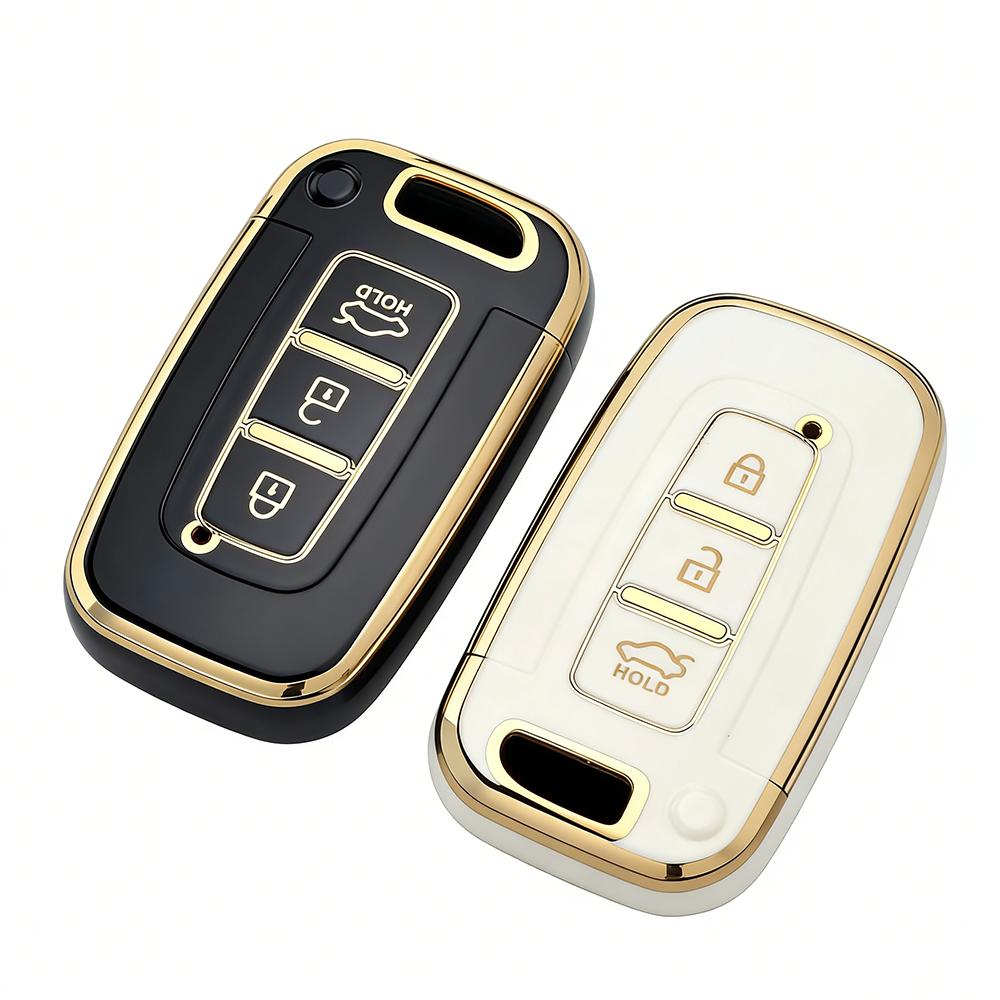 TPU Car Key Case Cover for Hyundai IX35 Elantra Sonata 8 9 for Kia Sportage K5 K2 Sorento Optima Forte Auto A3 Buttons ccessory