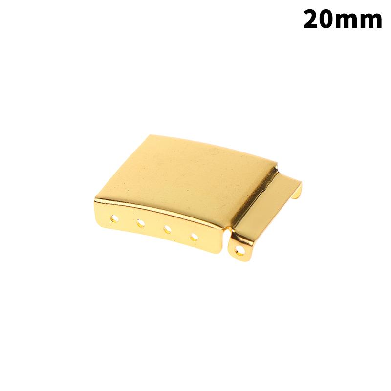 1Pc Steel Watch Strap Bracelet Extender Clasp Extension With Step Gold/ Silver Color 12-24Mm Repair Accessory For Watch Repair