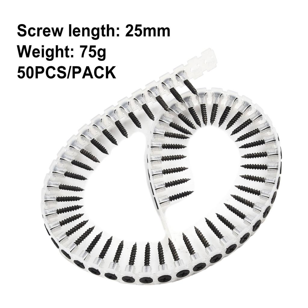 Garden Chain Nail Set Electric Screw Driver (Approx. ) 145mm (Approx. ) 235mm 1Set 50pcs/pack Plastic Stainless Steel