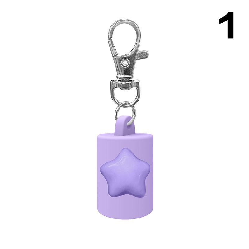 1 Stück Silikon Lipgloss Schlüsselanhänger Kappen für Frauen Reise Bequem Schönheitsprodukt Zubehör Reise Make-up Werkzeug Zubehör