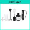 Handheld Food Blender With Dual Blades 5speed Juicing And Egg Beating For Small Families