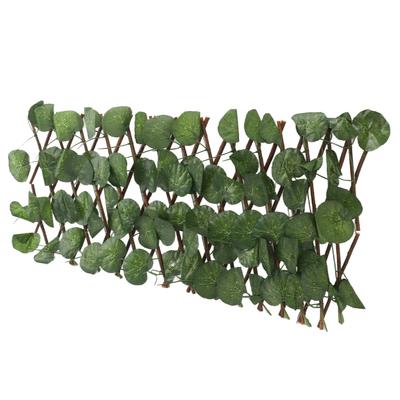 Artificial Hedges Fence Simulation Expandable Sun   Waterproof Artificial Topiary Hedge Plant for Garden