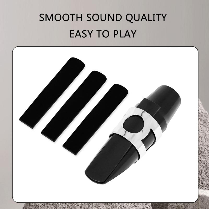 3Pcs Professional Saxophone Reed Strength 2.5 Resin Tenors Saxophone Mouthpiece Reed Beginner Saxophone Reed Easy to Use