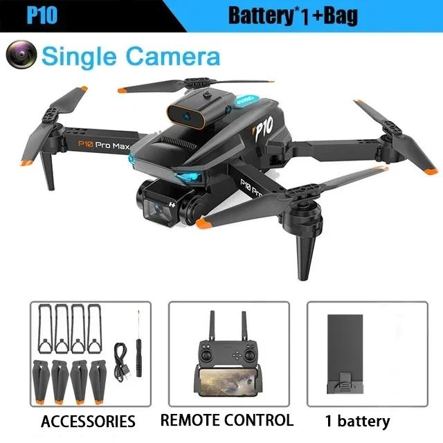 P10 Drone Professional 4k Hd Camera Esc Wifi 5g Fpv Obstacle Avoidance Light Flow Quadcopter Remote Control Helicopter Toys Gift
