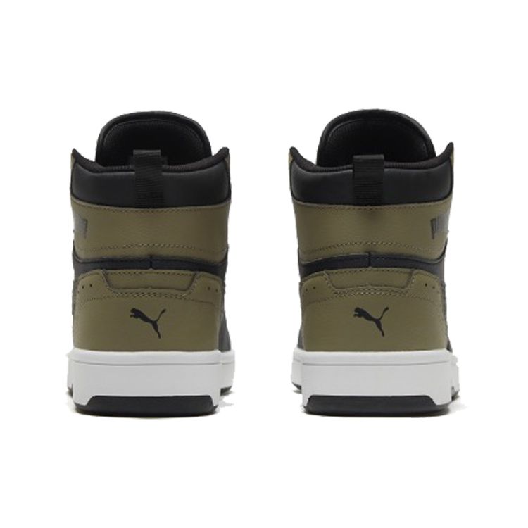 Puma Rebound Joy High-Top Unisex Sneakers Dark Green/White 374765-04
