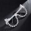 No Lens Rhinestones Glasses Frames Rhinestones Sunglasses Funny Party Eyewear Crystal Eyeglasses for Photograph Props