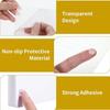 50 Stück/Blatt Gummi Silikon Antikollisionspartikel Selbstklebend Transparent Möbel Stoßstangenpolster Tür Schrank Toilette Schublade