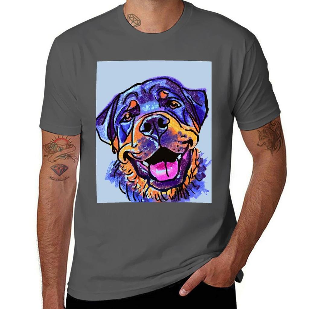 The Rottweiler Love Of My Life Tshirt Plus Size Basic Cotton Tshirt