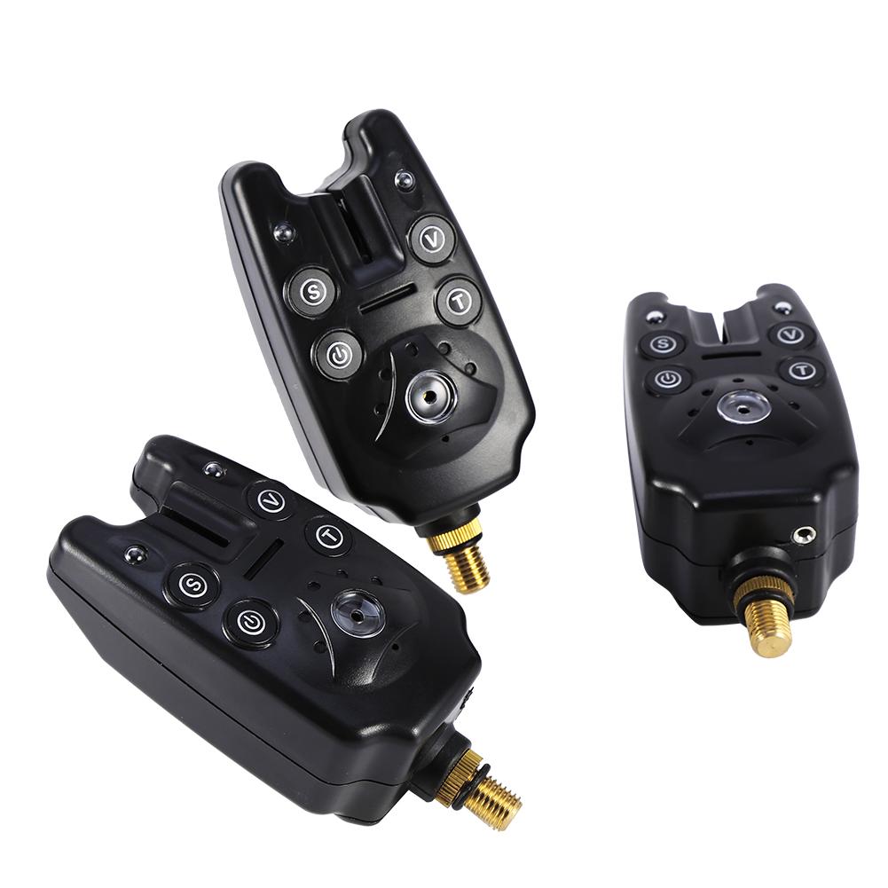 Set 3 buc Cutie Wireless Alarma de Avertizare la Mușcătura Peștelui LED Swingers Sensibilitate Avertizare Sunet Clopoțel Mușcătura Peștelui