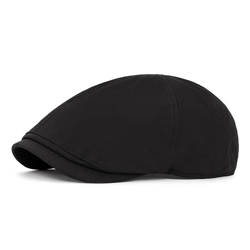 Summer Quick-Drying Cap Men Newsboy Cap Women Thin Breathable Waterproof Forward Cap Beret British Newsboy Cap