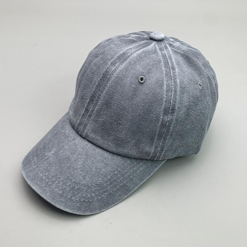Classic Solid Color Fashionable Men'S And Women'S Baseball Caps Cotton Versatile Simple Sports Comfortable Breathable Sun Caps