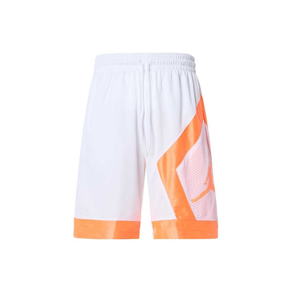 Jordan Pantaloncini da basket da uomo con pannello in mesh a rombi Jumpman Fondo Bianco AV3207-102