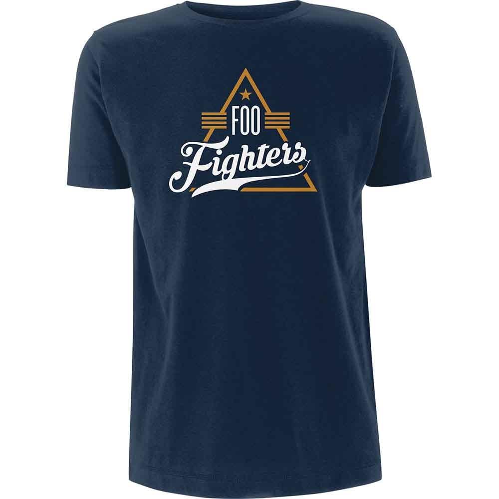 Blaues Foo Fighters Dreieck Unisex T-Shirt