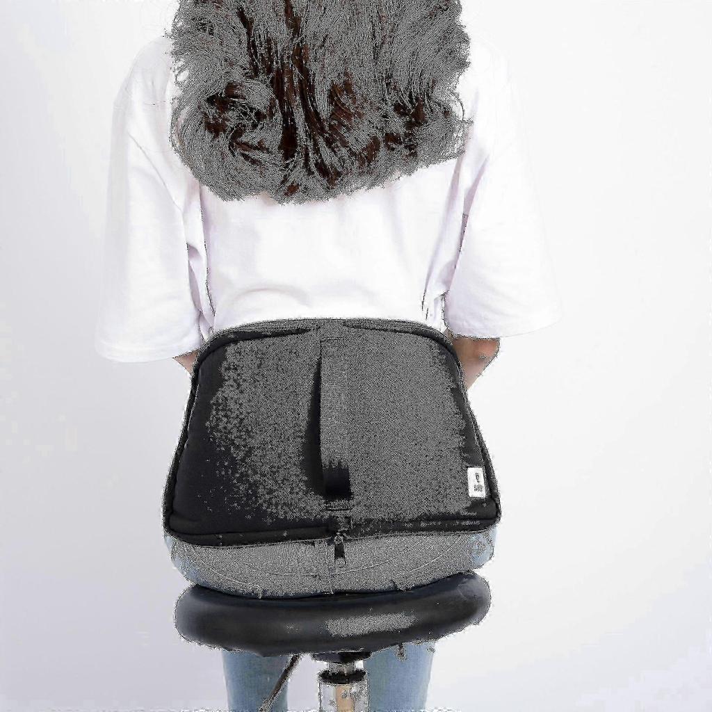 Almohada de Soporte Lumbar Ajustable Correcta para Silla de Oficina y Asiento de Coche - Cojín Ergonómico para la Espalda para Corrección de la Postura y Alivio del Dolor