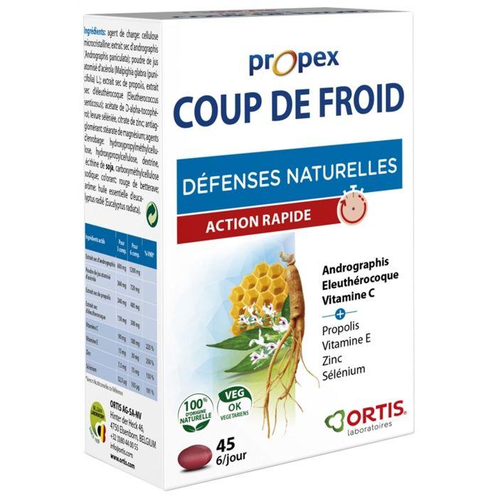 Ortis Propex Coup De Froid 45 Comprimés