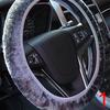 Zimní plyšový potah na volant Příslušenství do auta Gripy Auto Jednobarevné pouzdro