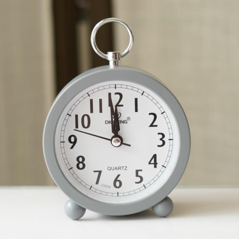 Creative Mute Cute Alarm Clock Student Simple Dormitory Desktop Bedside Bedroom Clock Children Alarm Clock