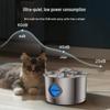 Cross-Border Stainless Steel Cat & Dog Water Fountain - Silent 2.8L Pet Water Dispenser