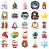 50Pcs Christmas Cartoon Stickers Christmas Gift Sticker Festivals Accessories Decals Scrapbook Luggage Laptop Phone Bike