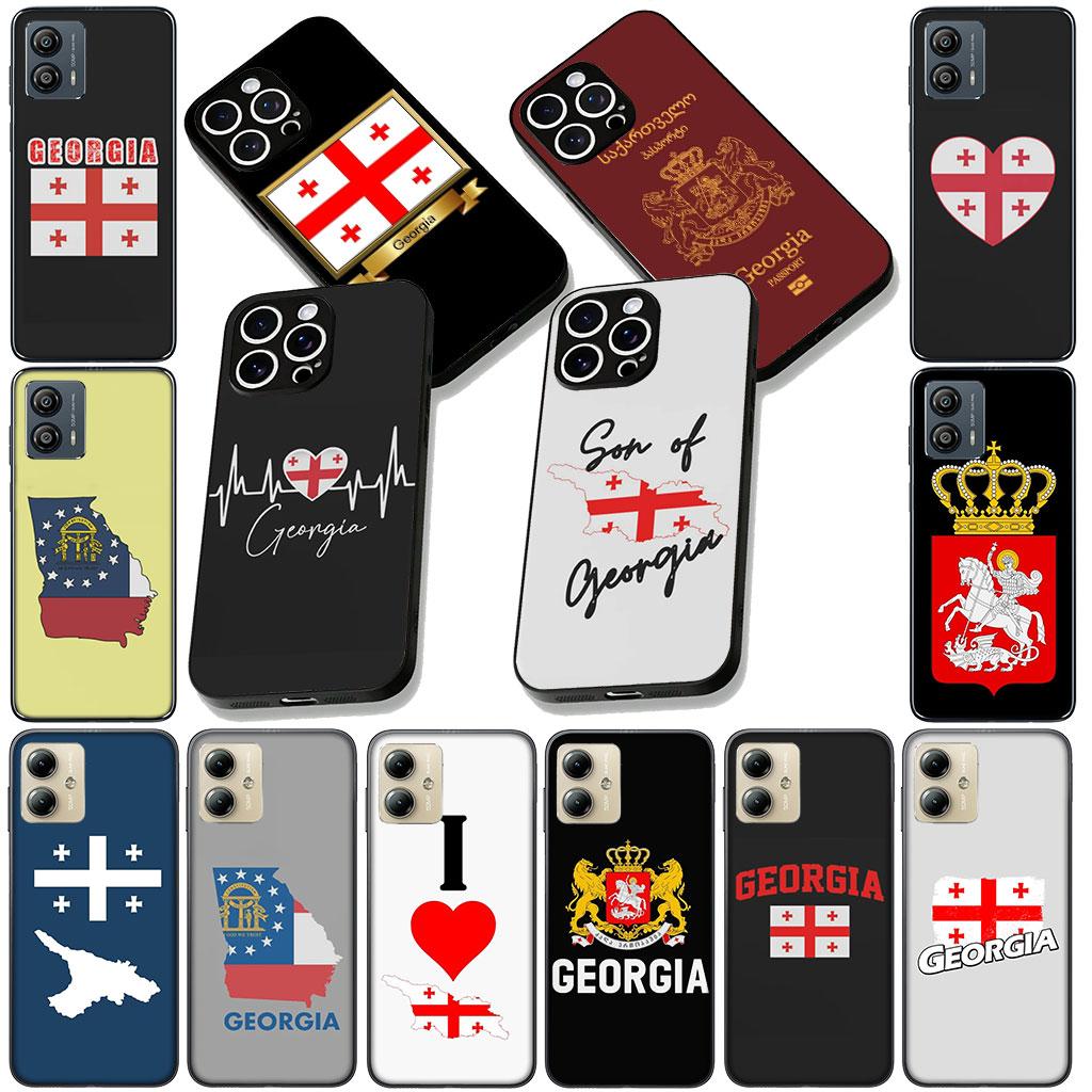 Georgia flag Casing Phone Cover for Apple iPhone 13 12 Mini XS 11 Pro Max 7 8 Plus + XR SE 2022 2020 SE3 Soft Case