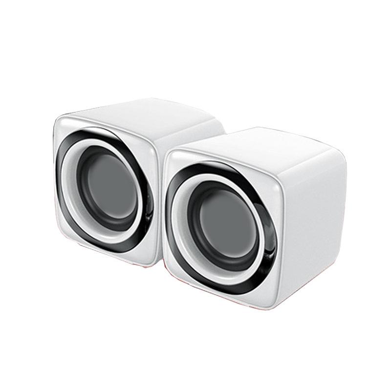 X9 Compact USB Desktop Speaker - Mini Audio Subwoofer for Laptop