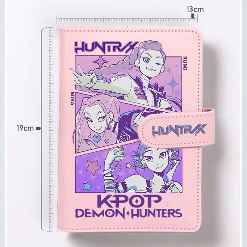 Kpop Hunters Notizbuch Studentenjournal Hardcover Loseblatt Cartoon Anime