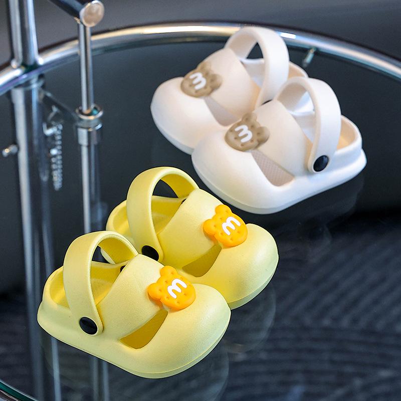Summer Non-slip Sandals for Kids: Big Eye Baby and Toddler Hole Shoes