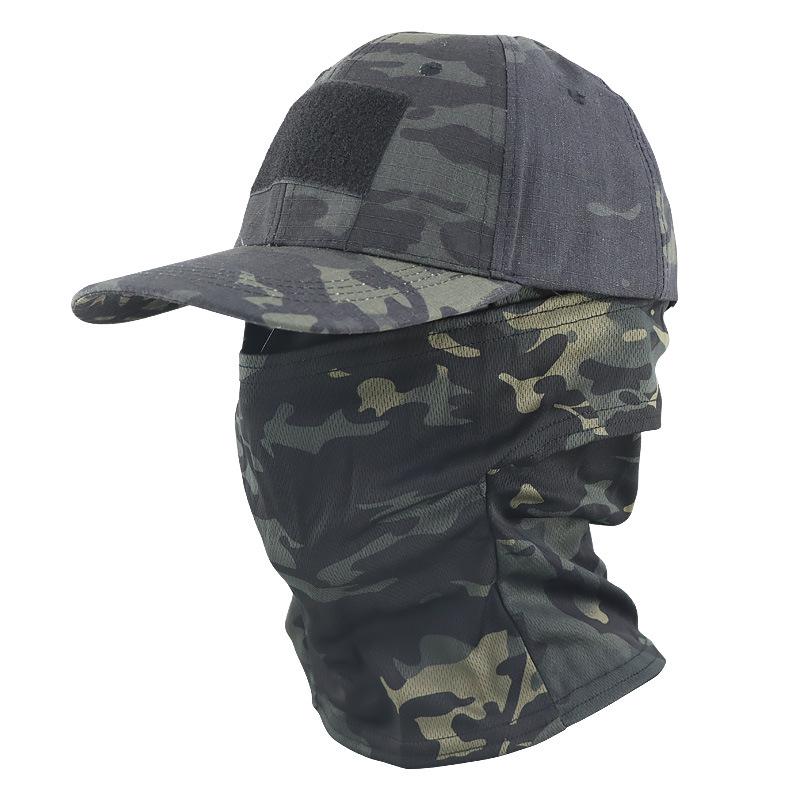 Camouflage Baseball Cap and Balaclava Set - Quick-drying, Breathable Sun Protection for Outdoor Activities
