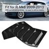 Pair of Side Vent Window Scoop Louver Trim Car Modification Fit for R Mk6 2009 2013Glossy Black