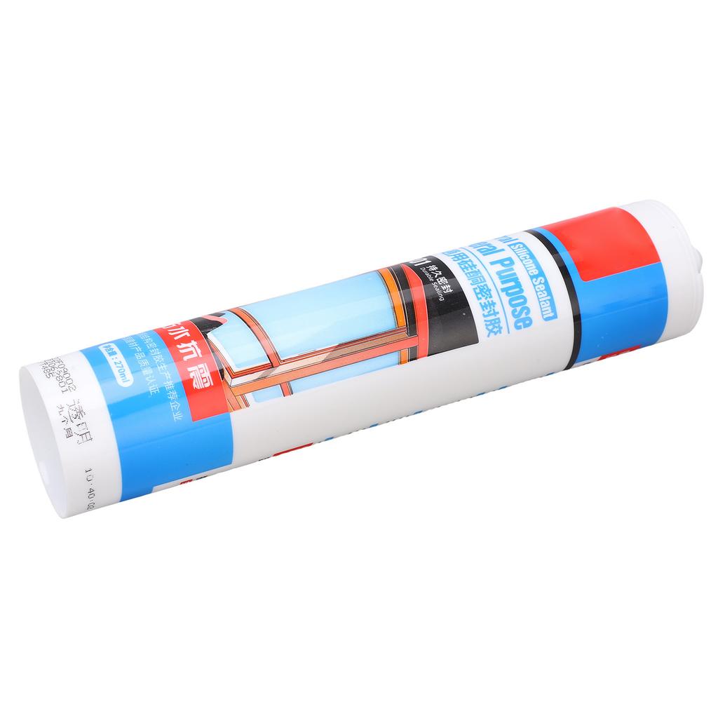 Silicone Sealant Waterproof Shock Resistant Transparent Glass Glue for Decoration 270ml