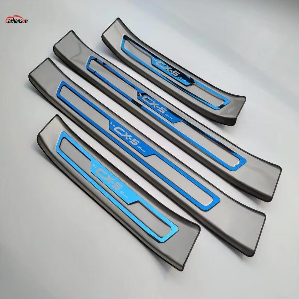 Accessori Auto Per Mazda CX-5 CX 5 CX5 2017 Battitacco Originale Acciaio Inossidabile Protezione Davanzale Porta Rivestimento Styling