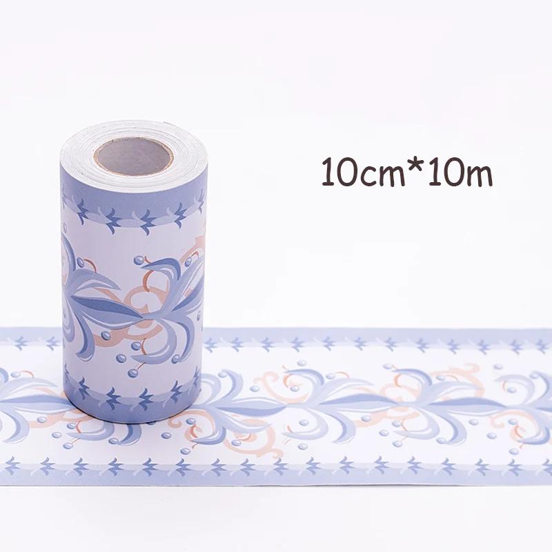 10M Self-Adhesive Wall Panels Border - Waterproof Decorative Film for Kids Room/Bathroom Tiles & Kitchen