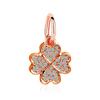 1PC Silver Plated Lucky Clover Dangle DIY Pendant European Bead Charms Fit Charm Bracelets & Bangles