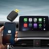 Wireless Carplay Android Auto Adapter Wireless Carplay Dongle Plug and Play Voice Assistant for Wired CarPlay Android Auto Cars