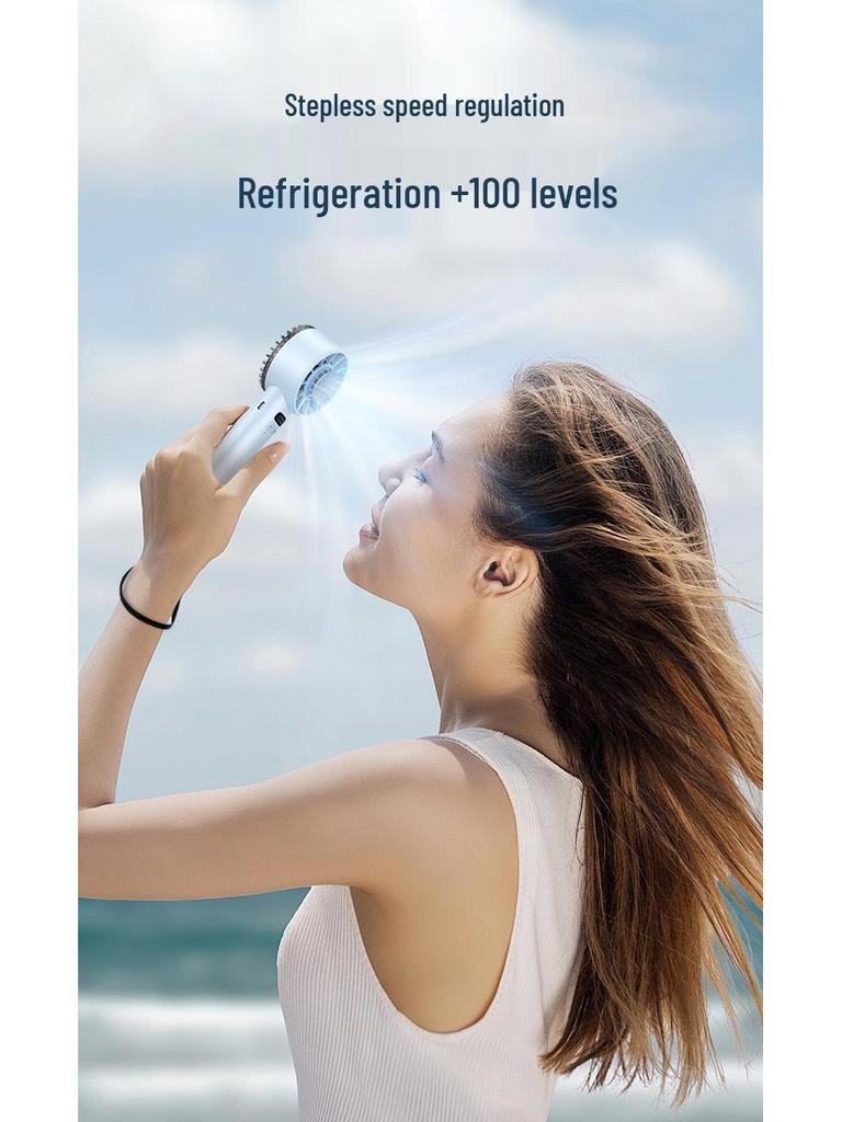 USB Handheld Fan: Compact, Long Battery Life, Powerful Wind, Silent Operation, Customizable Cooling