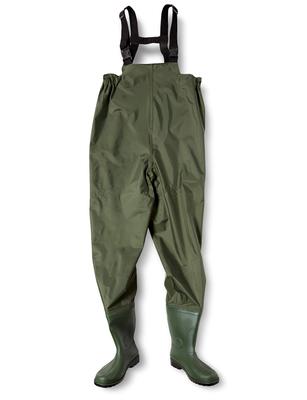 Fuji Glove Industry Waders, Full-Waisted Underwater Boots, Nylon, Radial Sole, 2076, Moss Green, Size 3L (27.5-28.0cm)