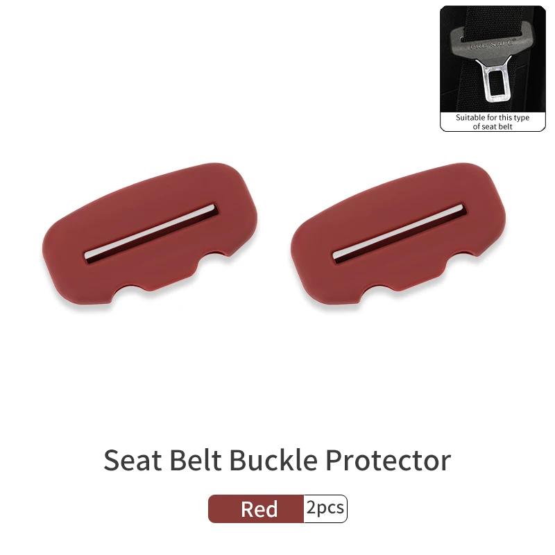 Car Sticker 2025 Hot Silicone Car Seat Belt Buckle Cover For BMW G30 G20 F30 F10 G01 X1 X2 X3 X4 X5 X6 X7 Anti-Scratch Auto Safe
