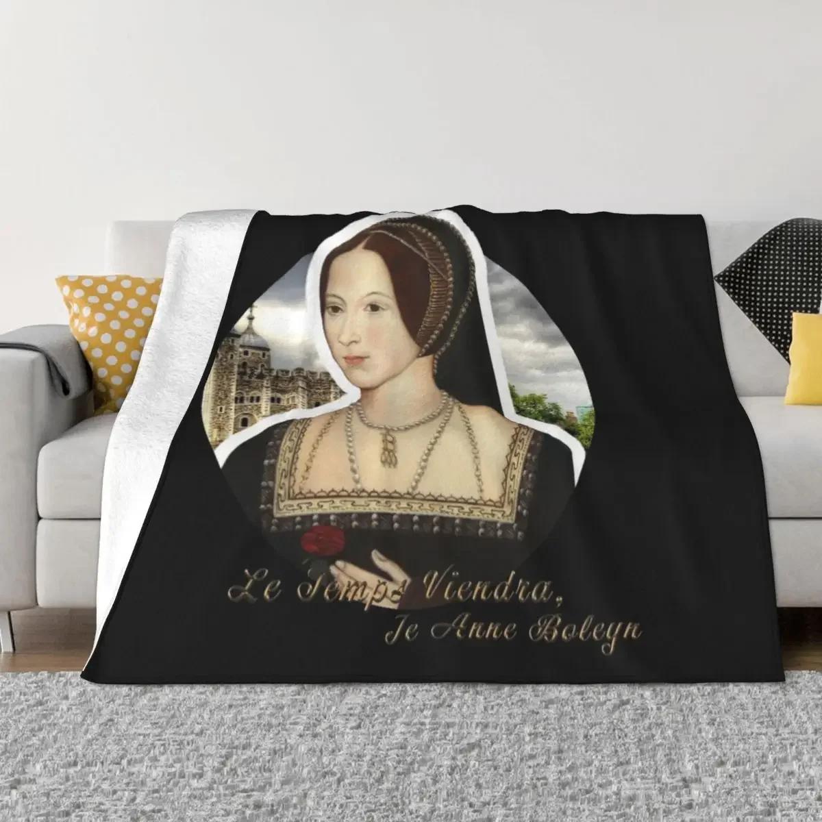 

Anne Boleyn Quote Throw Blanket Winter beds Beautifuls wednesday Blankets# 75X95CM серый