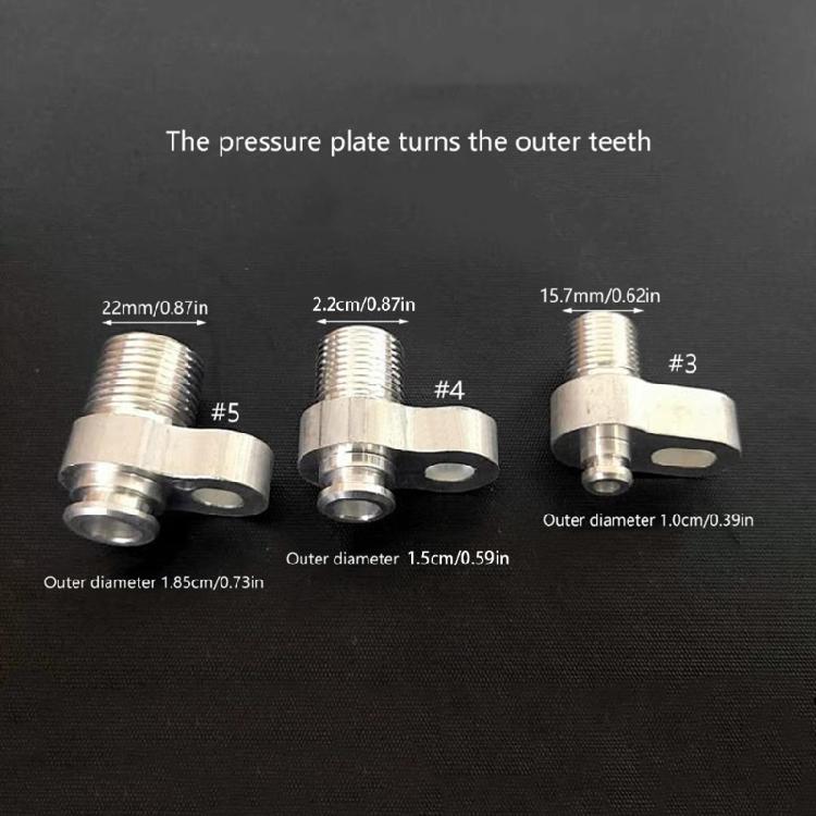 Car A/C Lines Compressor Radiator Fitting Air Conditioning Compressor Press Plate Connector Adapter Fittings