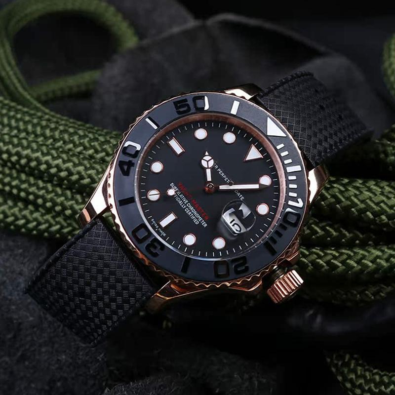 18mm 20mm 22mm Rubber Strap for Rolex SUB Omega Seamaster Seiko 005 IW DW Replacement Wrist Bracelet BLANCPAIN Fifty Fathoms