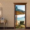 Spray Pattern DIY Door Wall Stickers Home Decor Living Room Children Room Porch Removable Waterproof Self-adhesive Wall Paster