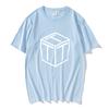 The Temper Trap Cube Print T-shirt Short Sleeve Cotton O-neck Male Tshirts Unisex Streetwear Casual Loose Summer Fashion T Shirt