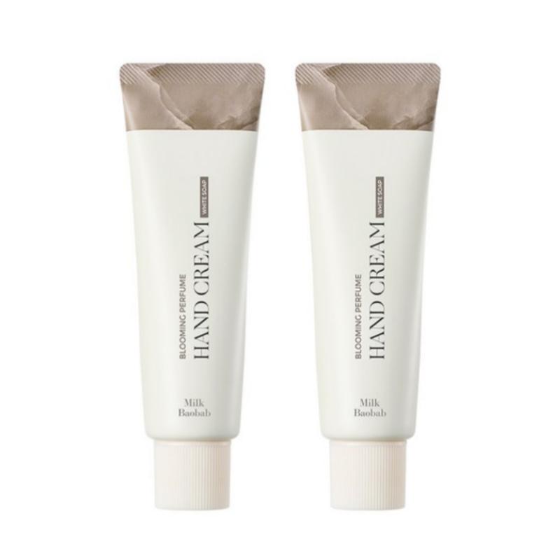 

Milk Baobab Blooming Perfume Hand Cream – White Soap 50g x 2pcs